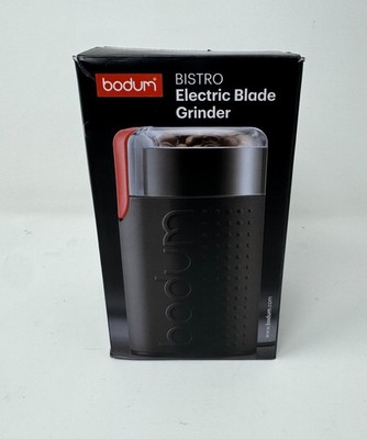 Bodum Coffee Grinder C1160-01TG-3 Bistro Scandanavian Design Electric New