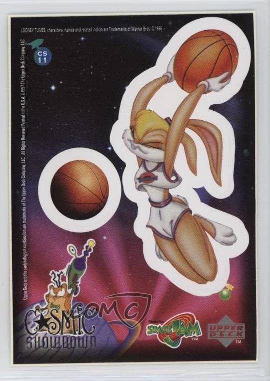 1996 Upper Deck Space Jam Cosmic Showdown Lola Bunny #CS11 2a1