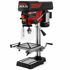 Bench Pillar Drill 16mm Digital Speed LED Light Laser MT2 Cast Iron Base 550W