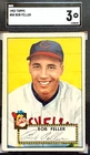 1952 TOPPS #88 BOB FELLER SGC 3 VG HOF