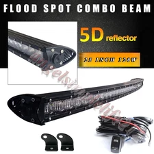 25''Inch LED Light Bar Combo Offroad Truck 4WD SUV ATV Boat Fog Driving Lamp 27"