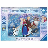 Ravensburger Puzzle Disney Frozen: Glitzernder Schnee Kinderpuzzle 100 Teile Xxl