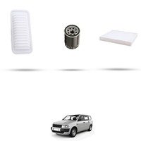 Hoffcar Wartungsset - 3 Filter Kompatibel Mit Toyota Probox 1.3 Vvti 64Kw Ab
