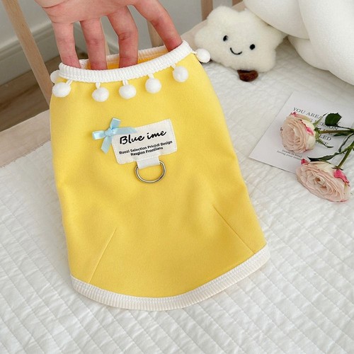 Soft Dog Sleeveless Top Breathable Pet Tank Top Summer Pet Vest Summer