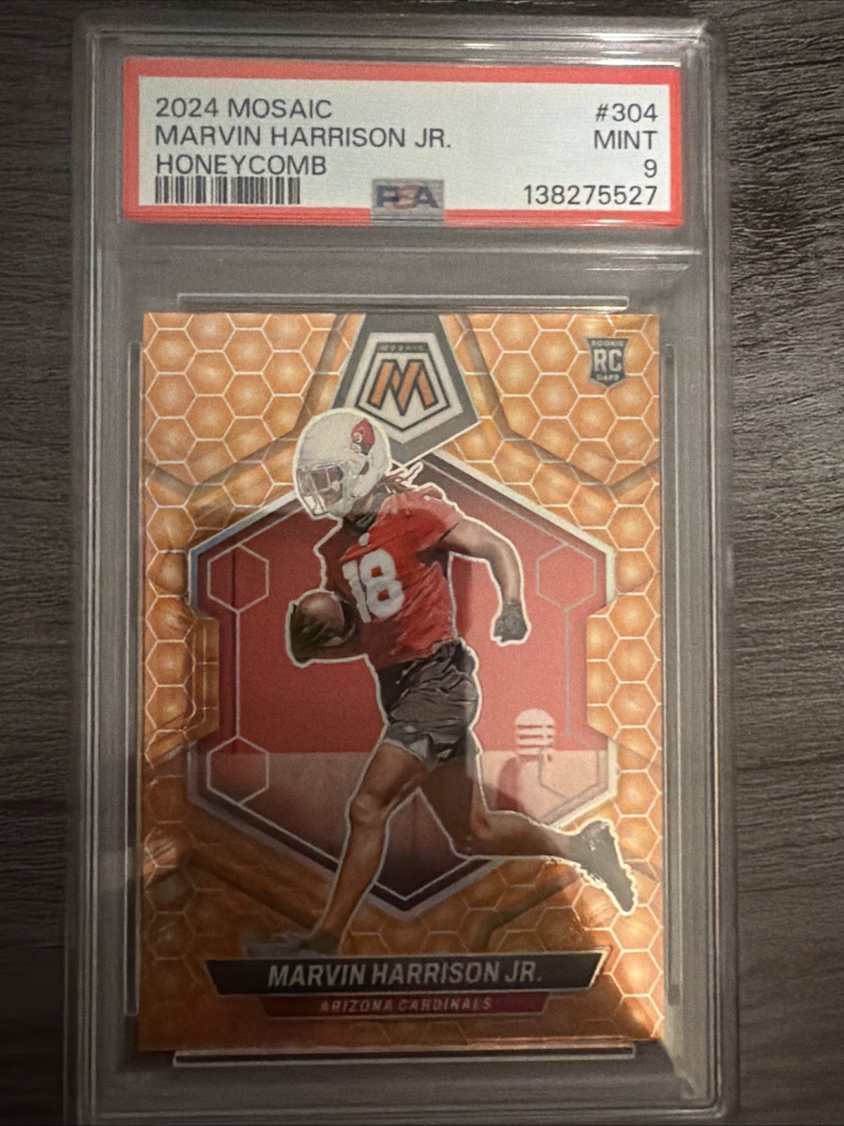 2024 Panini Mosaic - Rookies Marvin Harrison Jr. #304 Honeycomb Prizm (RC)