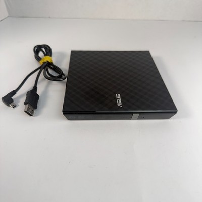 Asus SDRW-08D2S-UBGACI 8x External Dvd Writer Black Ext Slim Portable Diamond