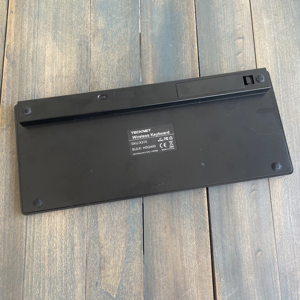 TECKNET Small Lightweight Portable USB Wireless Keyboard w/ Media Hotkeys (F8) - Image 2 of 4