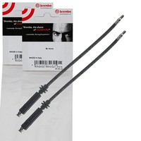 2X Brembo BremsschlÄUche Vorne Beidseitig Passend FÜR Fiat Panda Links+Rechts