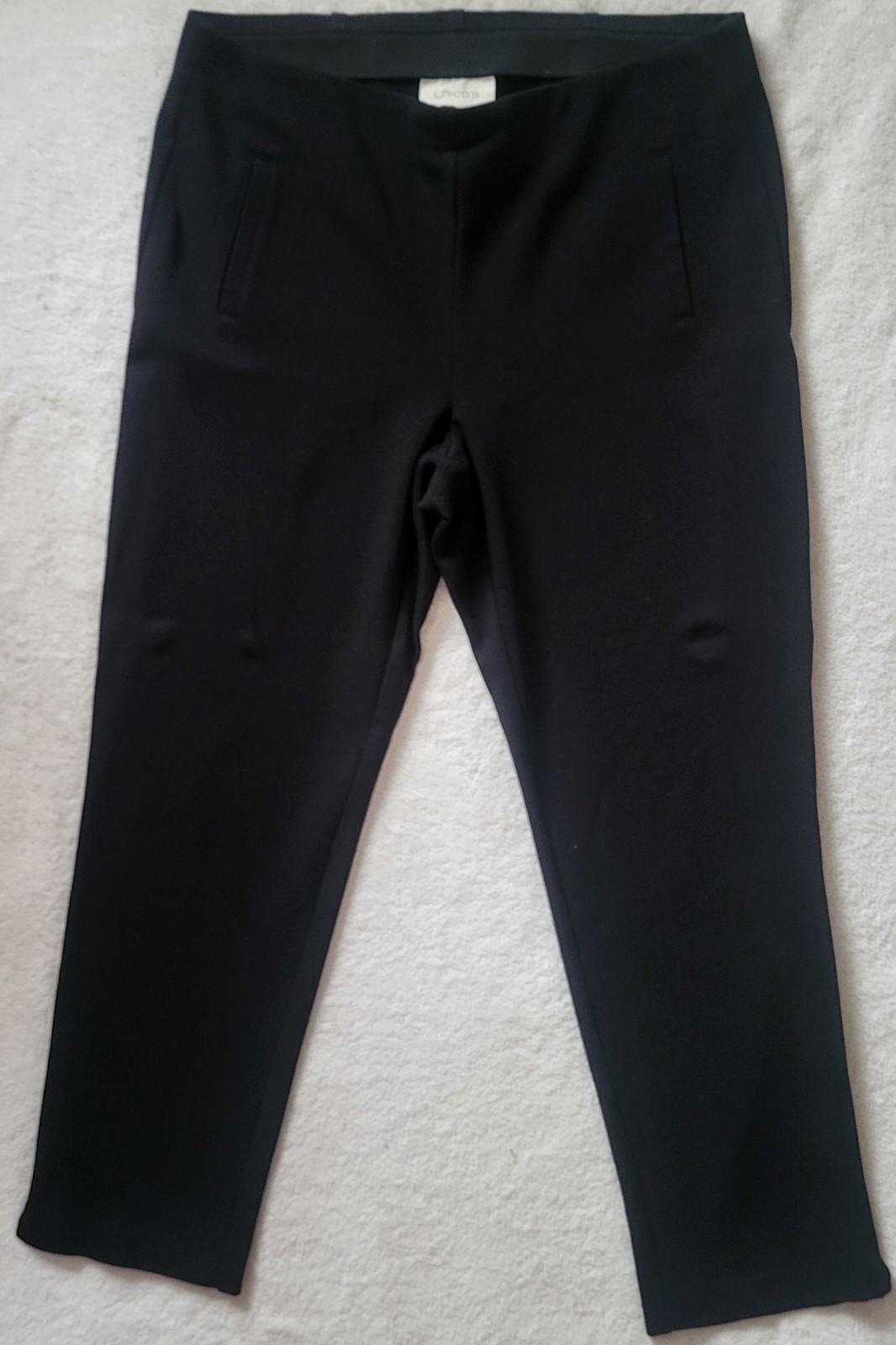 Chico's So Slimming Pull-On Ankle Pants Women's Size 2 (12) Black