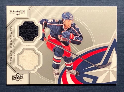 DERICK BRASSARD 2012-13 UD BLACK DIAMOND DOUBLE GAME-USED JERSEYS🔥CBJ