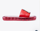 Tory Burch Rabbit Bubble Jelly Leather Band Red Size 11  (New) — photo 4