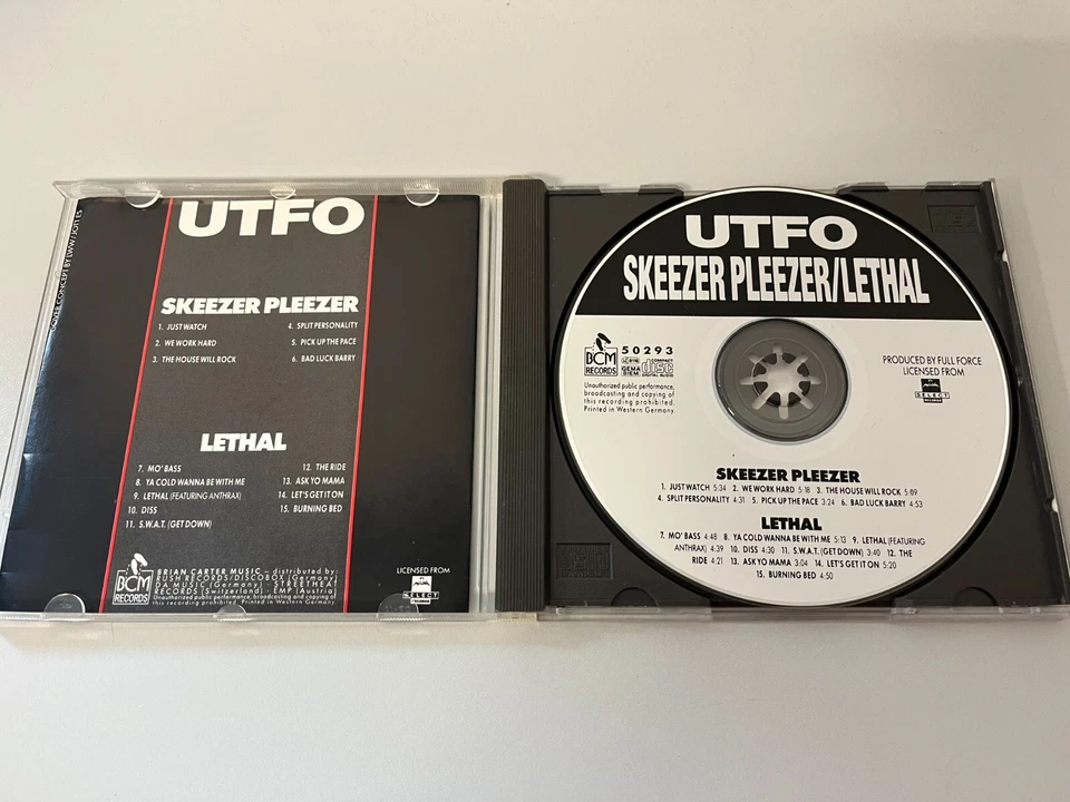 UTFO – Skeezer Pleezer / Lethal - CD © 1989 (Hip Hop, prod. by Full Force) - Bild 2 von 3
