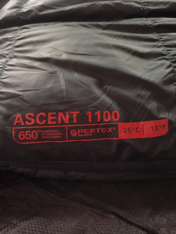 RAB Ascent 1100 down sleeping bag. (25C) Mountaineering grade. eBay