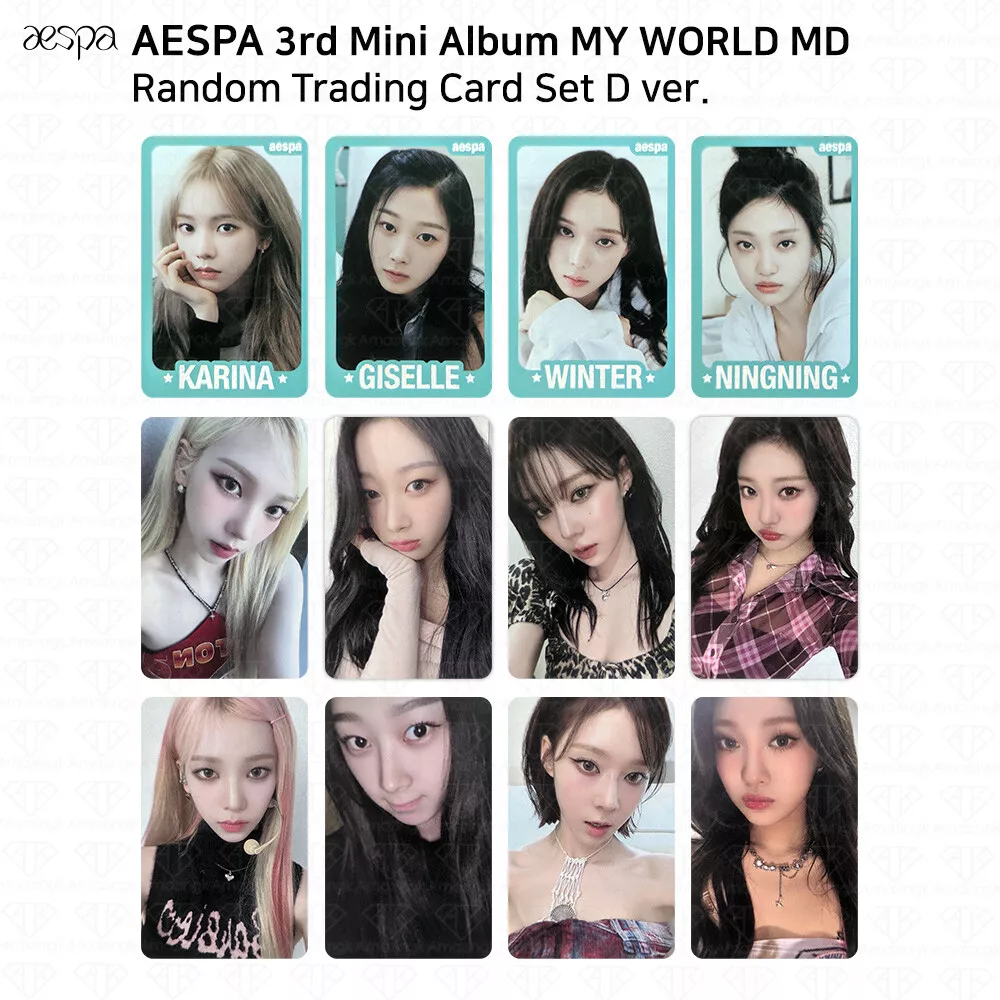 開店祝い aespa カリナ トレカ my world md フーディ K-POP/アジア