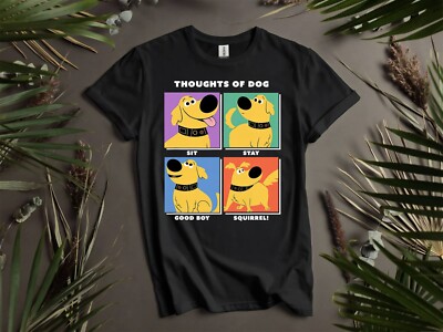 Disney Pixar Up Dug Thoughts Of T-shirt T shirt Men Women Unisex Tshirt K332