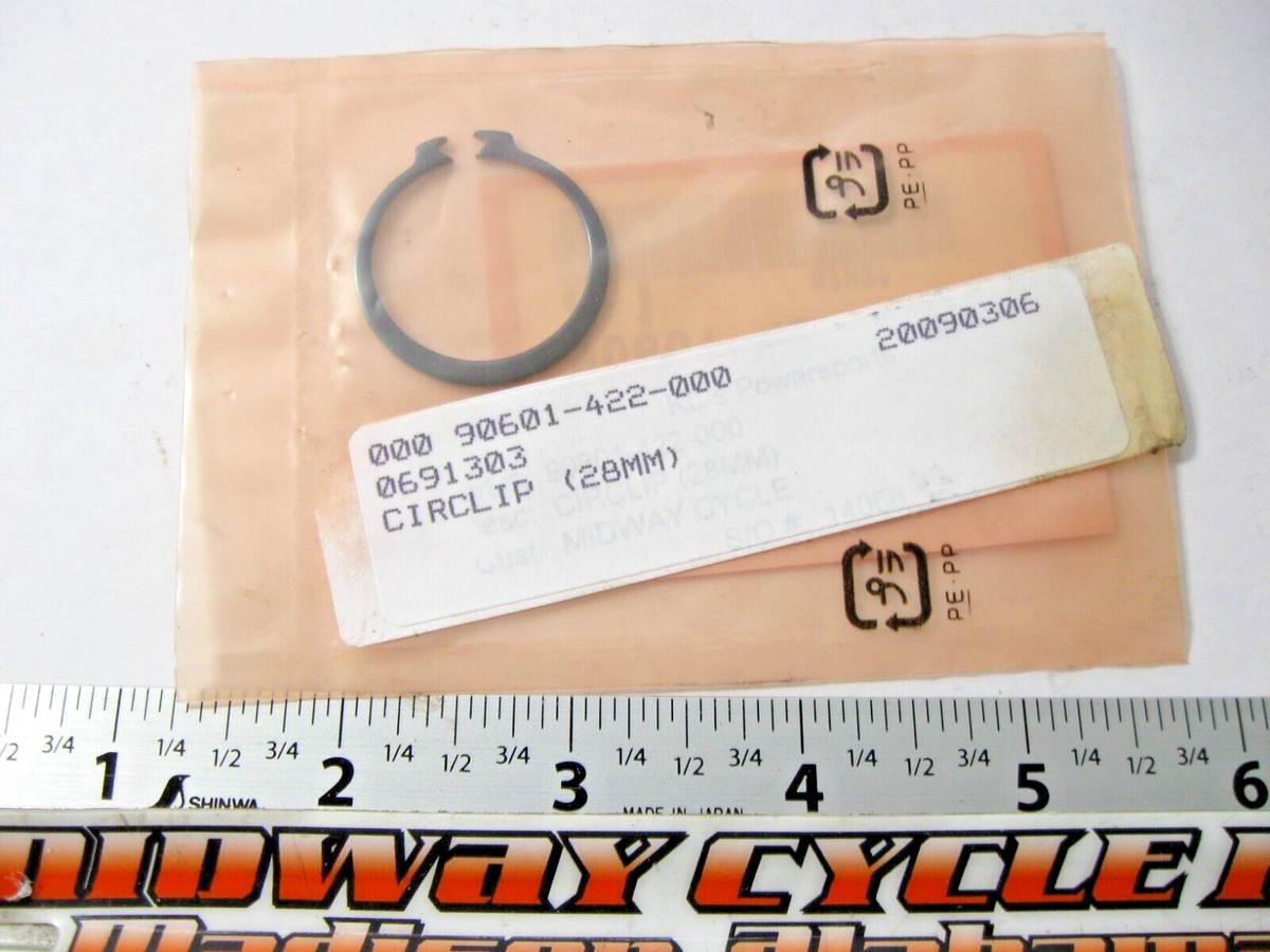 HONDA CB1000/1100 CB750 CBX GL1100 GL1200 NOS OEM 28MM CIRCLIP