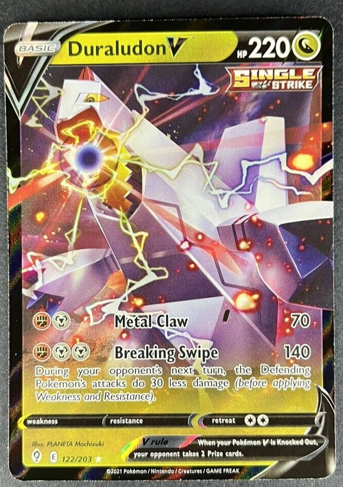 Duraludon V 122/203 Full Art Holo Rare - Evolving Skies - Pokémon TCG - NM