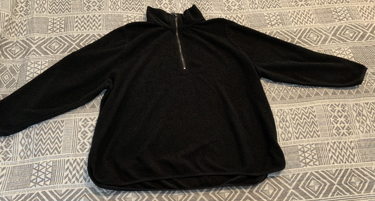 Plus size sherpa pullover 3x cheap
