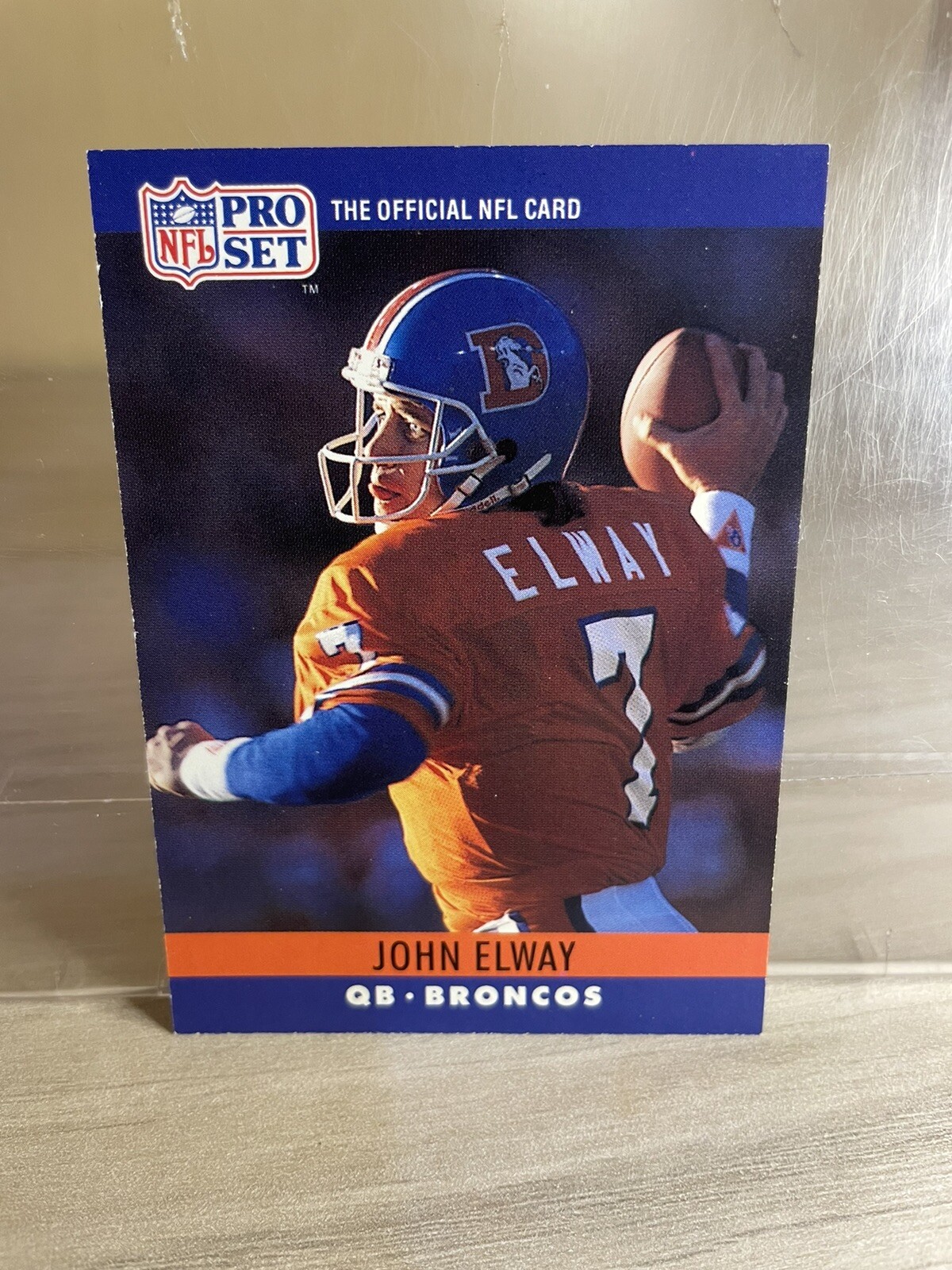 1990 Pro Set FACT Cincinnati #88 John Elway H 215