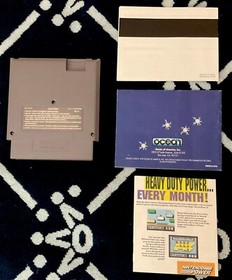 The Untouchables NES Complete In Box CIB GREAT Condition SUPER RARE BLUE VARIANT