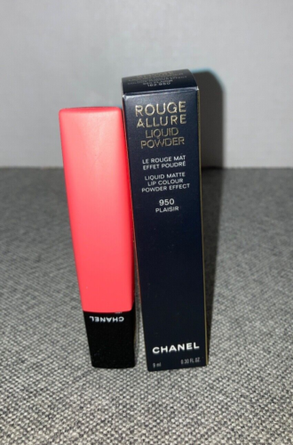 POUDRE LIQUIDE CHANEL ROUGE ALLURE couleur lèvres #950 PLAISIR NEUF EN BOITE - Photo 1/1