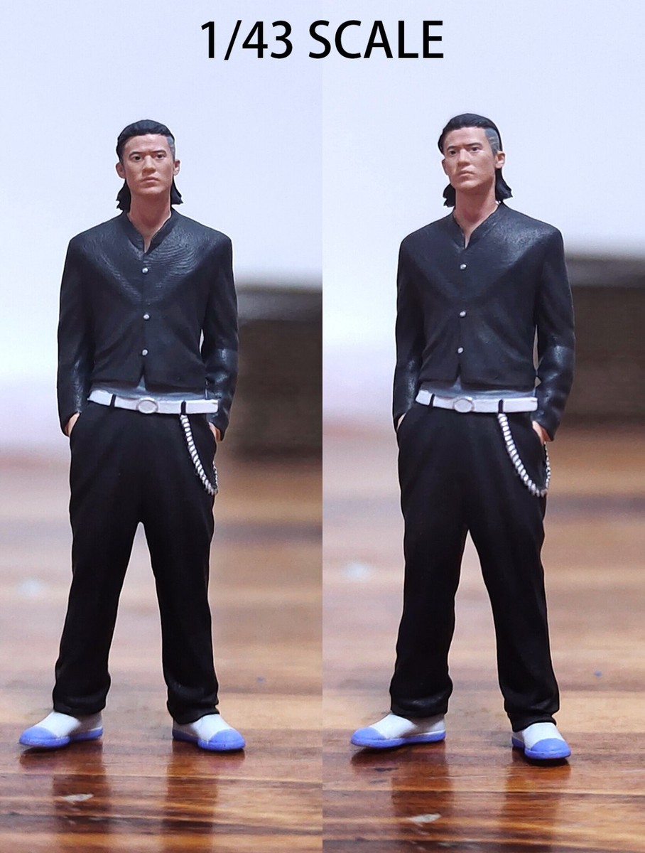 3D Print 1/64 1/43 Genji figure Crows クローズ Zero fit 1:64