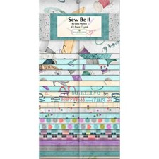 Sew Be It By Wilmington Prints - 40 Karat Crystals/Jelly Roll