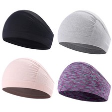 Summer Men Women Sport Fitness Headband Workout Yoga Stretchy Elastic Sweatband