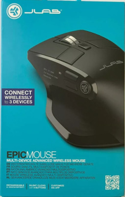 Neu! Epic Multi-Device Advanced Wireless Bluetooth Ergonomische Maus - Schwarz 