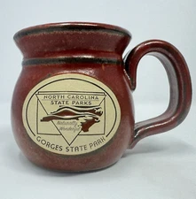 Sunset Hill Stoneware Coffee Mug Cup Gorges State Park North Carolina State Park