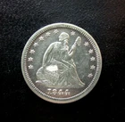 1844 LIBERTY SEATED QUARTER 25c COIN PHILADELPHIA MINT NICE DETAIL AU FIELDS CLE