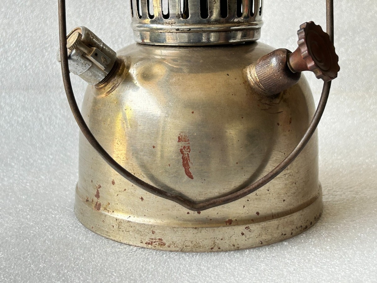 Lampe Tempête Ancienne Petrox Allemande - Verre D'origine - Kérosène - Vintage Collection