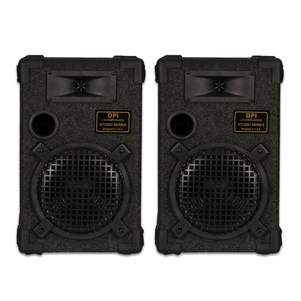 GOLDWOOD DPI-800C/8 Passive 8" Speaker Pair Monitor Studio Home Audio