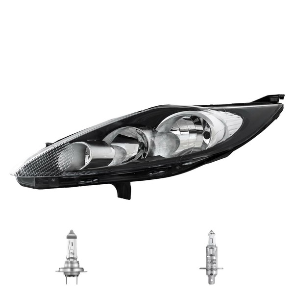 Halogen Scheinwerfer Links H7/H1 FüR Ford Fiesta VI Inklusive Lampen-image