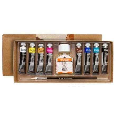 MAIMERI SCATOLA COLORI AD OLIO CLASSICO INTRO SET 8X20 ML + 1X75ML - Immagine 2 di 2