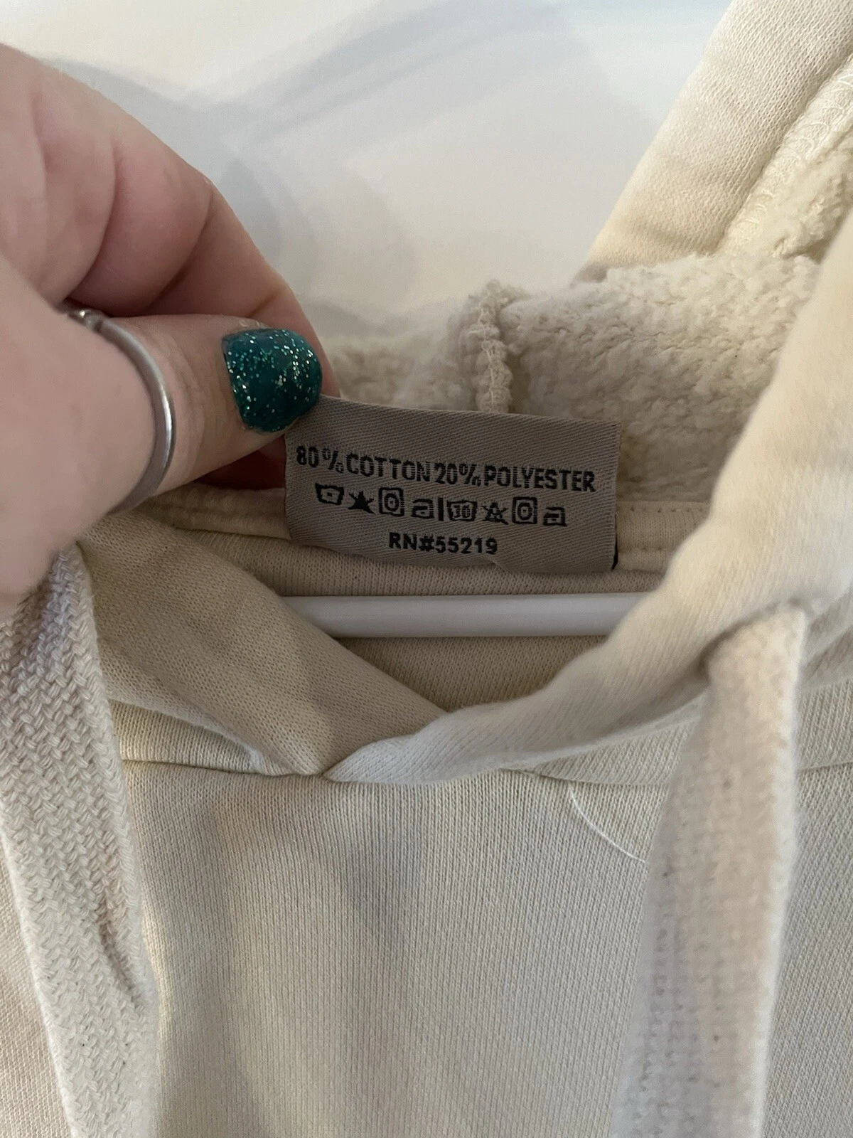 OFF WHITE Felpa con cappuccio Taylor Swift Eras Tour Cream XL merce ufficiale