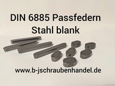 DIN 6885 Passfedern, Wellenfeder,Achskeile,Fe...