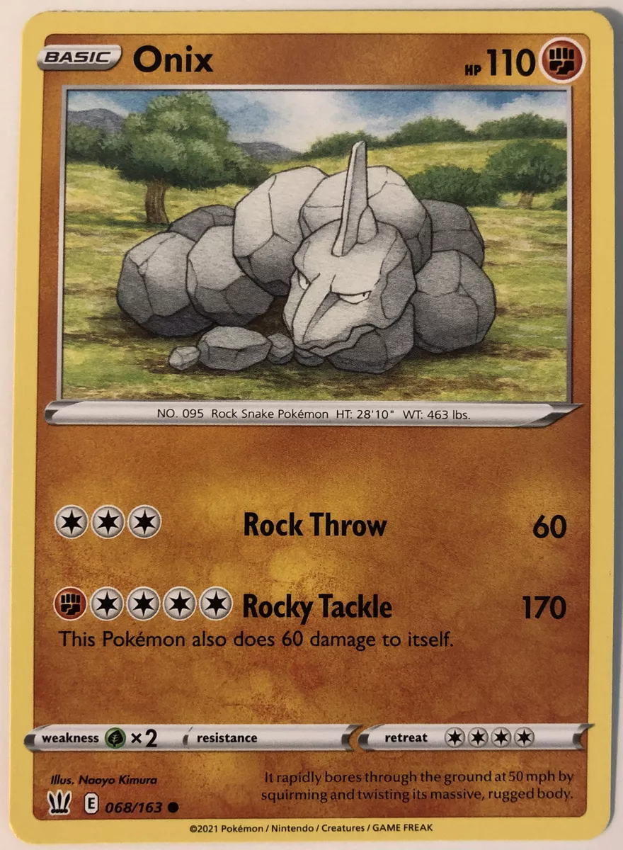 Pokemon Battle Styles Onix 68/163 NM/M