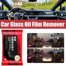 10Pcs Car Glass Oil Film Removal Wipe Vehicle Window Oil Film Car Cleaning Tool