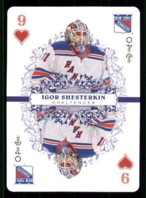 2022-23 O-Pee-Chee Playing Cards #9HEARTS Igor Shesterkin