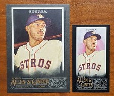 2020 Topps Allen Ginter X Carlos Correa Base & Mini Lot (2) Online Exclusive