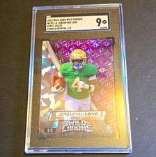 Wild Card 2026 Jeremiyah Love Rookie Purple Crystal /3 SGC 9.5
