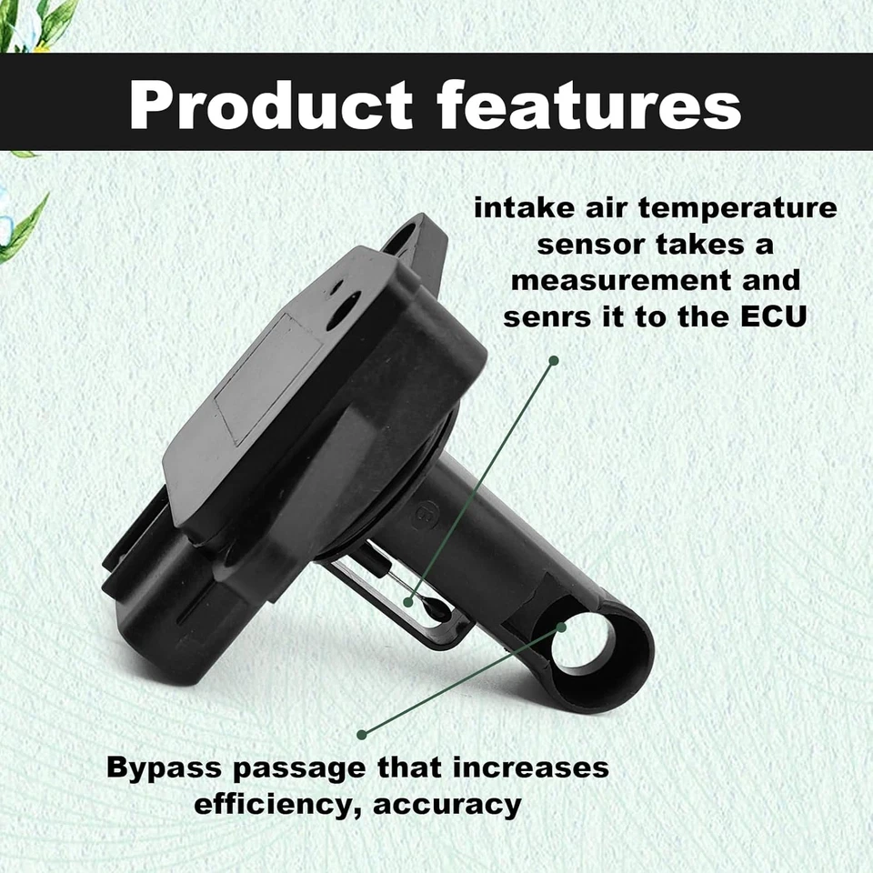 Sensor de flujo de masa de aire Toyota 02-06 Camry 03-08 Corolla 01-10 Highlander Tacoma Foto 4 de 4