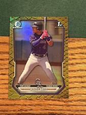 2026 Bowman #BCP-21 Roldy Brito Chrome Prospects Reptilian Gold Refractor #/50