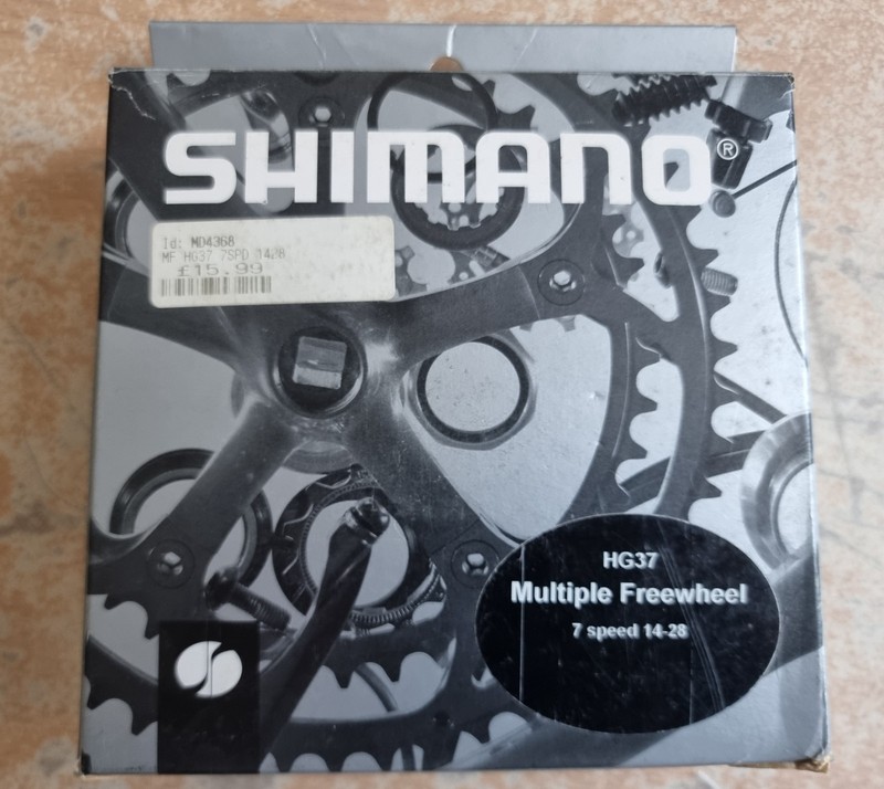 Retro SHIMANO 7 Speed Road Bike Freewheel (MF-HG37) - 14/28T