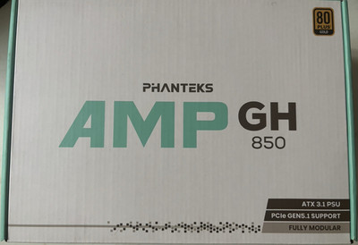 Phanteks AMP GH 850 ATX 3.1 Netzteil 850W vollmodular 80 PLUS Gold