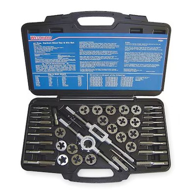 Tap And Die Set, Plug, 41, 1Pz51