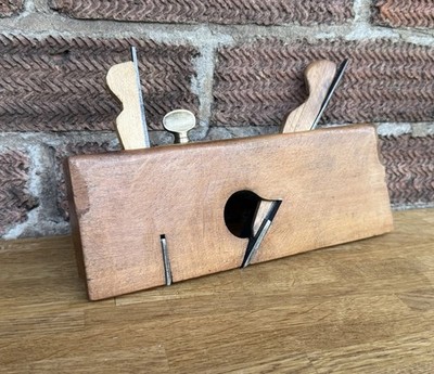 Vintage 3/8'' D. Malloch & Sons Dado Formhobel & Tiefenanschlag Holzbearbeitungswerkzeug