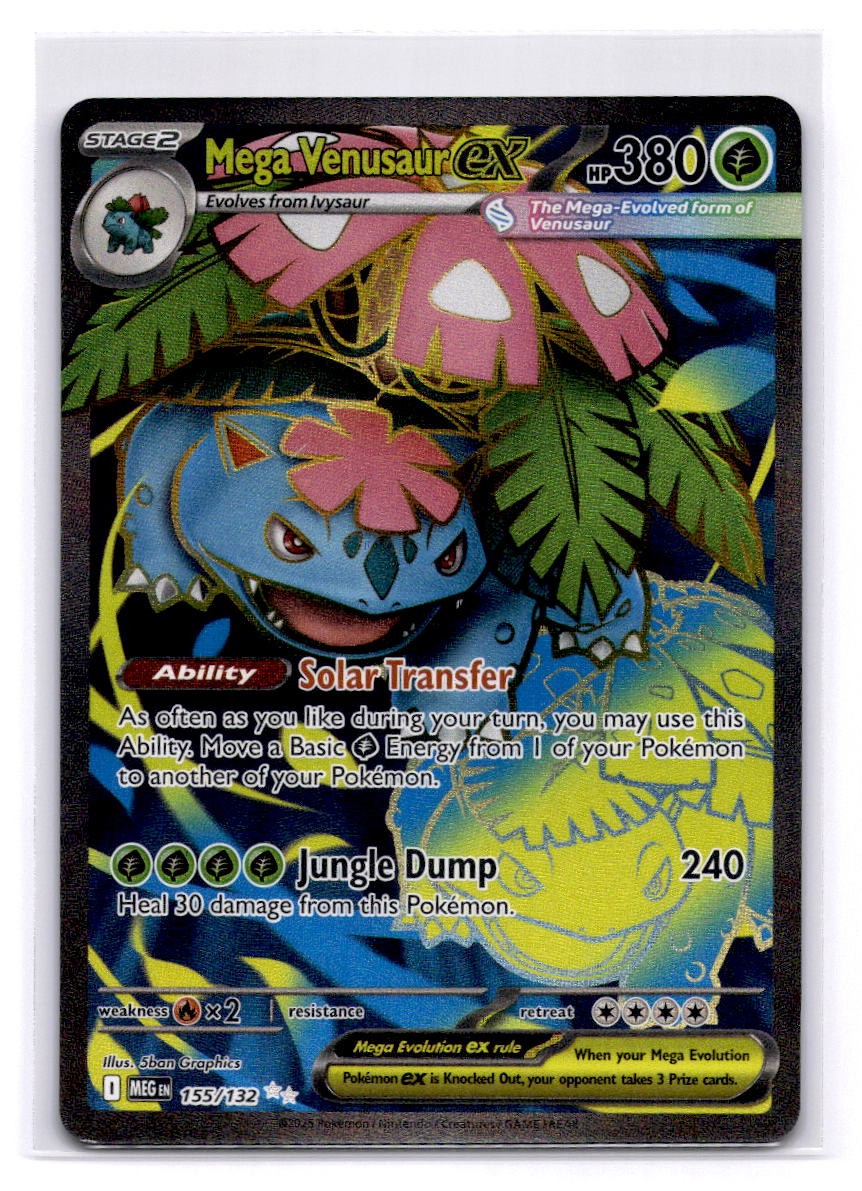 Mega Venusaur ex - Ultra Rare ME01: Mega Evolution 155/132 LP-NM