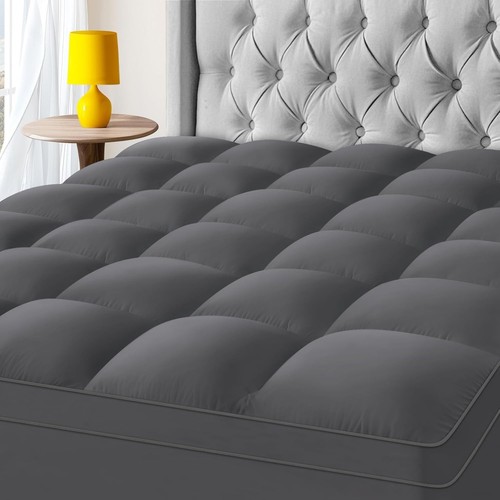 Thick Mattress Topper Quilted Cooling Mattress Topper Pad Up to 23 Inches Deep - Picture 26 of 33